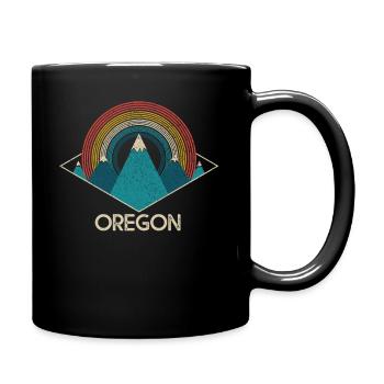 Oregon - Tasse einfarbig - Schwarz - Rechts