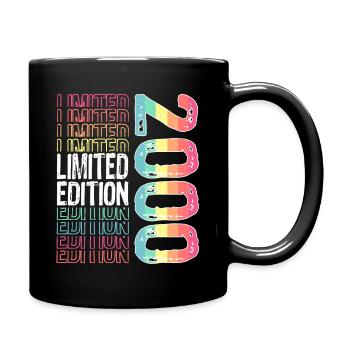 Edition limitée depuis 2000 Anniversaire Millésime 2000 - Mug uni - noir - Droite