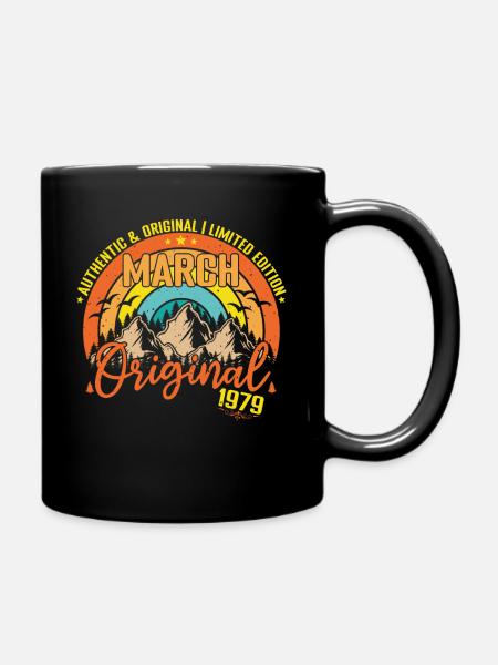 Mars 1979 Mars anniversaire 1979 Mars Originale - Mug uni - noir