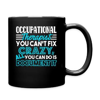 Occupational Therapy Occupational Therapy Funny - Full Colour Mug - black - Right