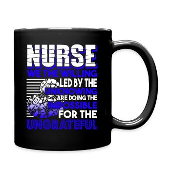 Nurse Nurse Work - Full Colour Mug - black - Right