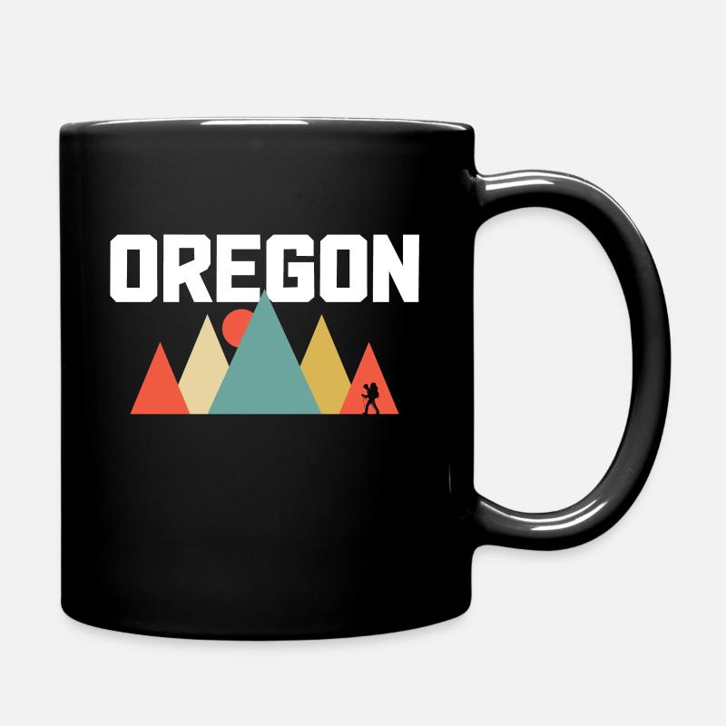 Oregon - Tasse einfarbig - Schwarz