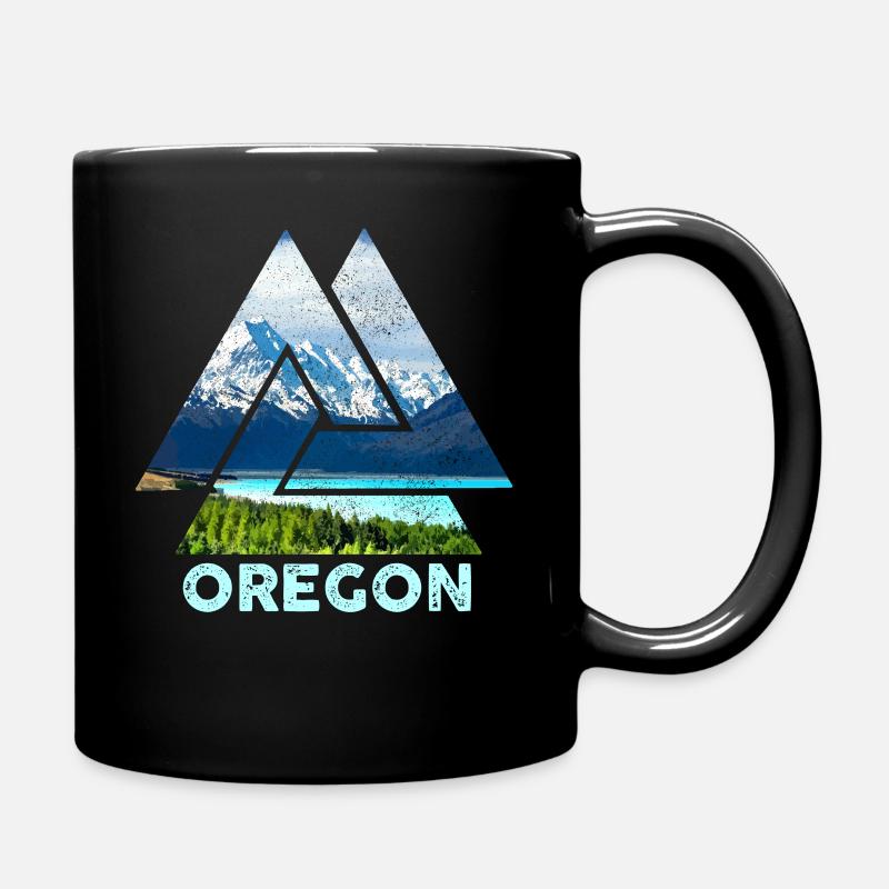 Oregon - Tasse einfarbig - Schwarz