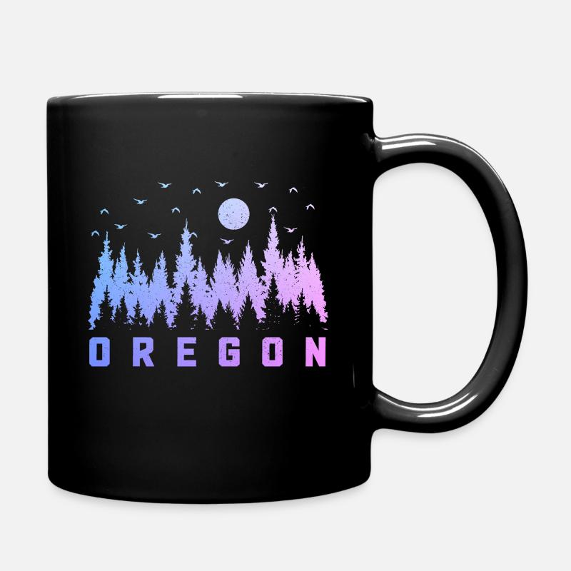 Oregon - Tasse einfarbig - Schwarz