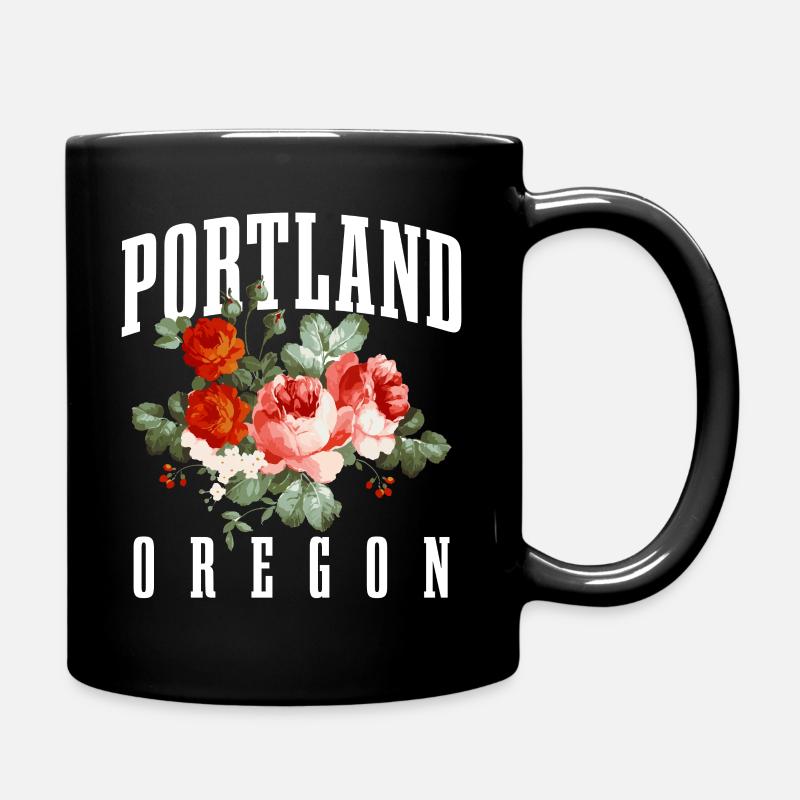 Portland Oregon - Tasse einfarbig - Schwarz