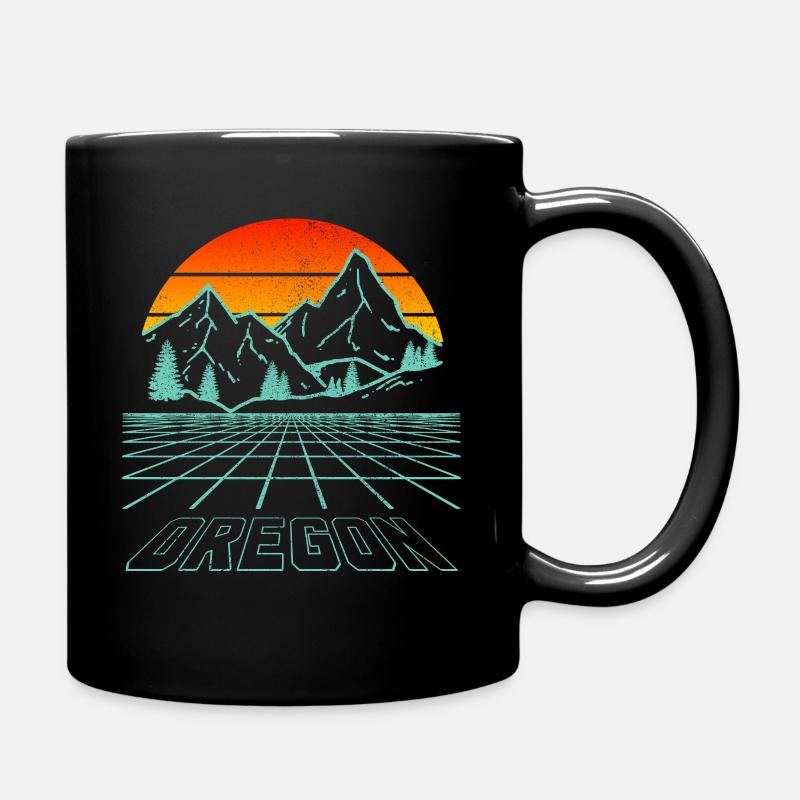 Oregon - Tasse einfarbig - Schwarz