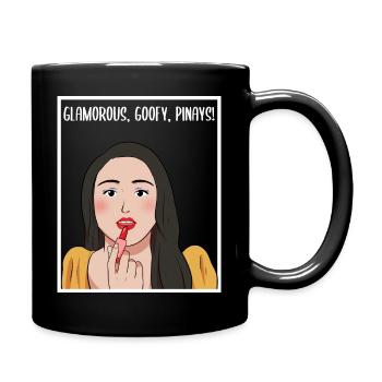 Philippinen Filipina Flagge Dalagang I Geschenk - Tasse einfarbig - Schwarz - Rechts