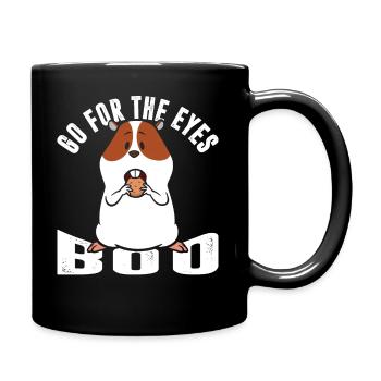 Gehen Sie Für Das Augen Boo T-Shirt - Tasse einfarbig - Schwarz - Rechts