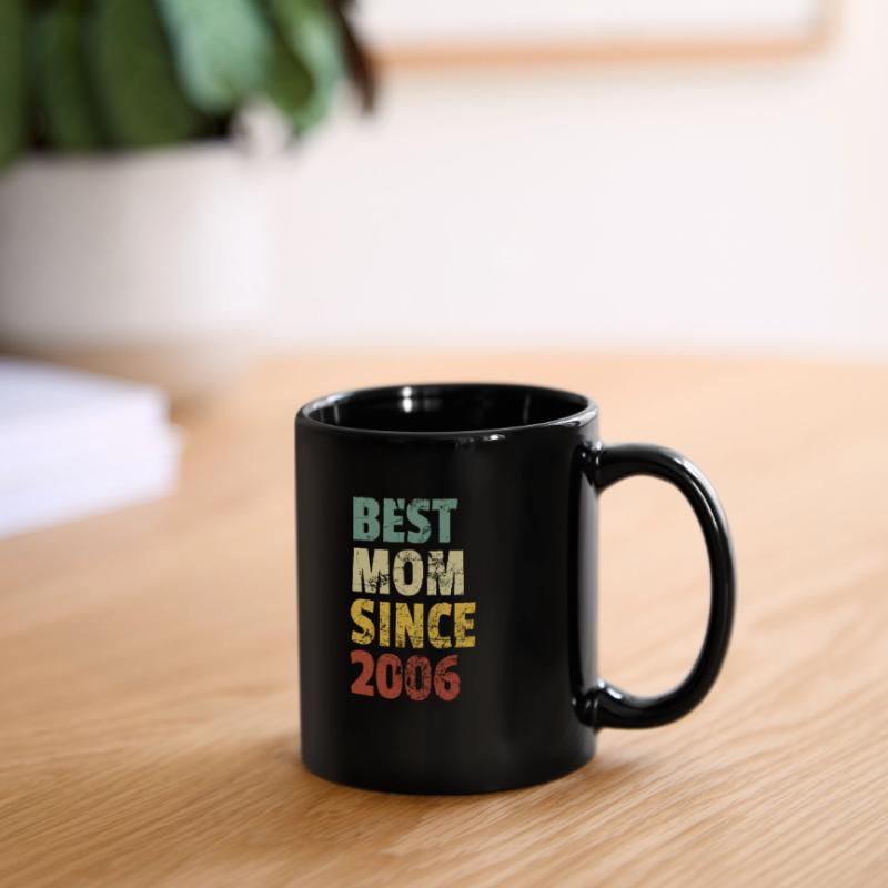 Beste Mutter seit 2006 Muttertags-Slogan-Zitat Tasse einfarbig