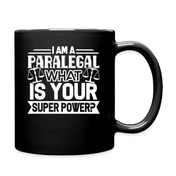 Paralegal Paralegal What's Your Superpower - Full Colour Mug - black - Right