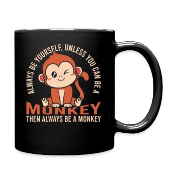Always be yourself unless - Full Colour Mug - black - Right