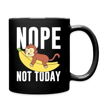 No, not today - Full Colour Mug - black - Right