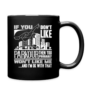 Parkour I Like Parkour - Full Colour Mug - black - Right