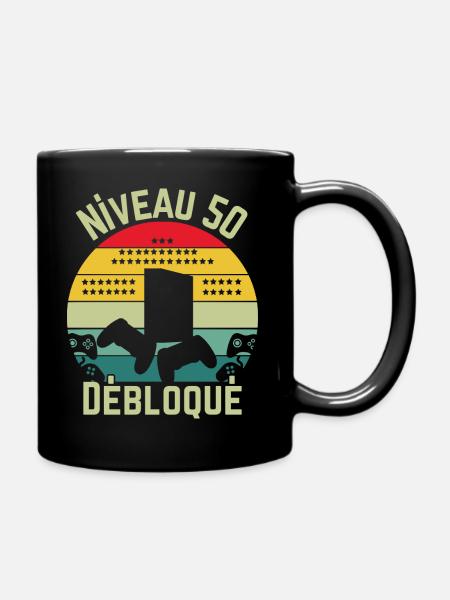 Niveau 50 Débloqué - Mug uni - noir