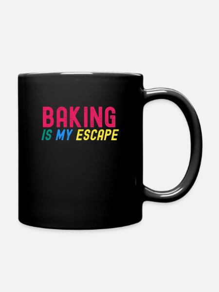 La pâtisserie est mon échappatoire - Mug uni - noir