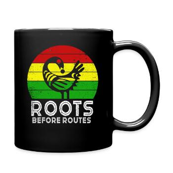 Sankofa Symbol Adinkra Ghana Black - Full Colour Mug - black - Right