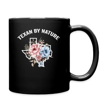 Wildflower Fields Wildflowers Bluebonnet - Full Colour Mug - black - Right