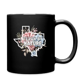 Champs de fleurs sauvages Fleurs sauvages Bluebonnet - Mug uni - noir - Droite
