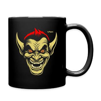 Cool and evil goblin - Full Colour Mug - black - Right