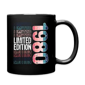 Edition limitée depuis 1980 Anniversaire Millésime 1980 - Mug uni - noir - Droite