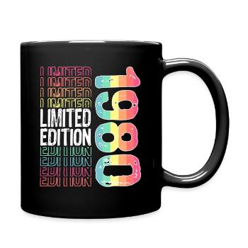 Edition limitée depuis 1980 Anniversaire Millésime 1980 - Mug uni - noir - Droite
