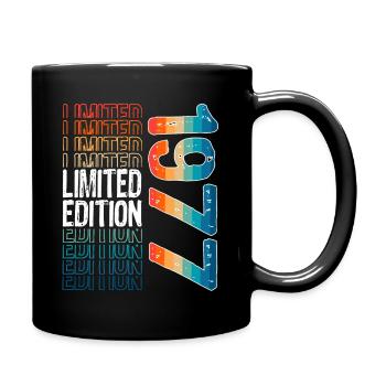 Limited Edition Since 1977 Birthday Vintage 1977 - Full Colour Mug - black - Right