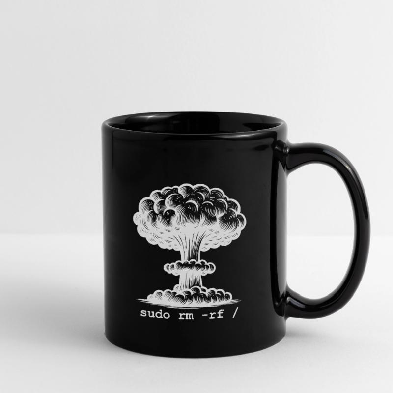 Linux Funny Linux Command Sudo RM RF pour Homme Mug uni