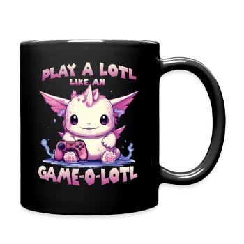 Axolotl T mignon pour les joueurs | Kawaii Stuff - Mug uni - noir - Droite