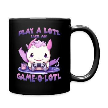 Axolotl T mignon pour les joueurs | Kawaii Stuff - Mug uni - noir - Droite