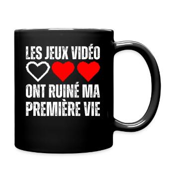 Les Jeux Vidéos Ont Ruiné Ma Vie Gamer Geek Gaming - Mug uni - noir - Droite