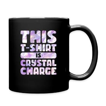 Ce T-Motive est une charge cristalline - Mug uni - noir - Droite