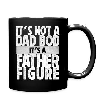 It's not a Dad Bod it's a Father Figure - Full Colour Mug - black - Right