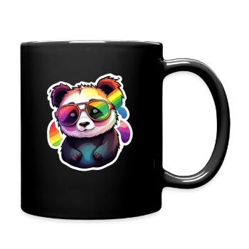 LGBTQ Panda - Mug uni - noir - Droite