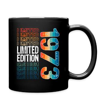 Edition limitée depuis 1973 Anniversaire Millésime 1973 - Mug uni - noir - Droite