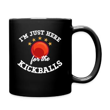I'm just here for the - Full Colour Mug - black - Right