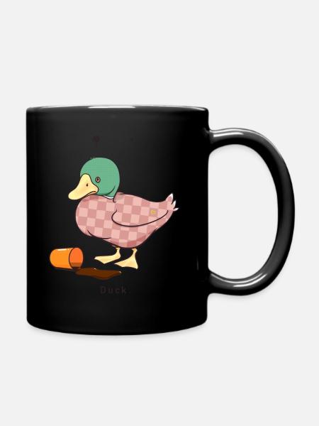 Duck. - Tasse einfarbig - Schwarz