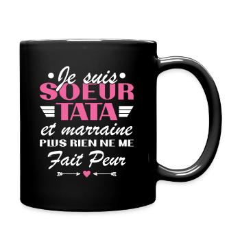 Sister Tata and Godmother - Full Colour Mug - black - Right