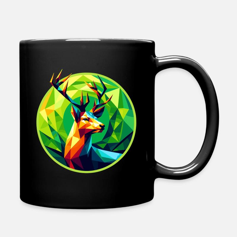 Cerf - Mug uni - noir