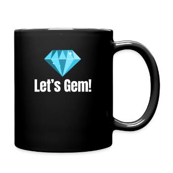 Soyons des pierres précieuses ! Bijoutier drôle - Mug uni - noir - Droite