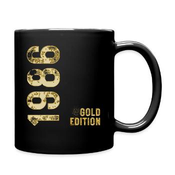 Anniversire 38 Jahre Gold Edition 1986 - Tasse einfarbig - Schwarz - Rechts