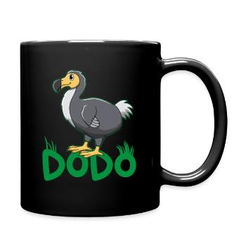 Bird Lover Flying Bird Dodo - Full Colour Mug - black - Right
