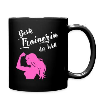 Best trainer in the world for female trainers - Full Colour Mug - black - Right