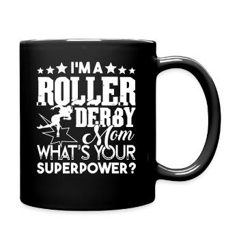 Roller Derby I'm A Roller Derby Mom - Full Colour Mug - black - Right