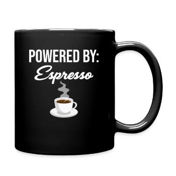 Powered By Espresso Lovers Barista - Full Colour Mug - black - Right