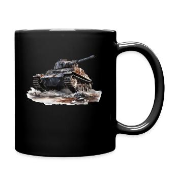Chars allemands | Véhicules de combat blindés | - Mug uni - noir - Droite