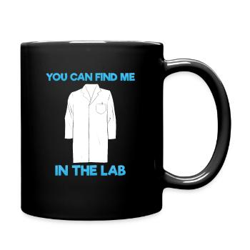 Science Pun Forschungswissenschaftler - Tasse einfarbig - Schwarz - Rechts