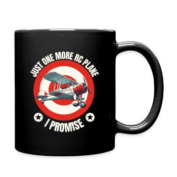 Remote Control Plane Model Airplane Model Builder - Full Colour Mug - black - Right