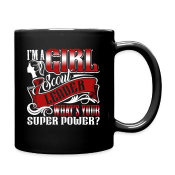 Scouting I'm A Girl Scout - Full Colour Mug - black - Right