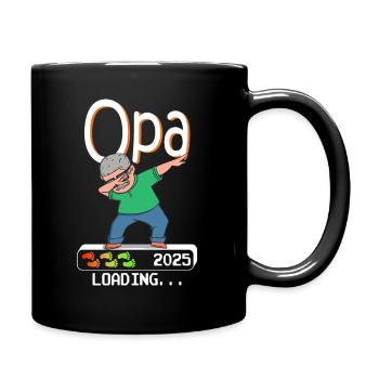 Futur grand-père 2025 chargement futur grand-père - Mug uni - noir - Droite