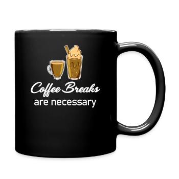 Des pauses café sont nécessaires Cafecito Espresso - Mug uni - noir - Droite